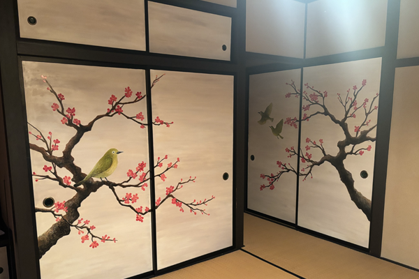 戸建て別荘（前橋市中ノ沢町）/襖絵