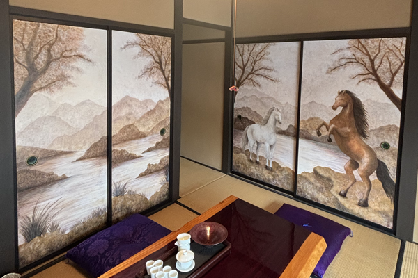 戸建て別荘（前橋市中ノ沢町）/襖絵